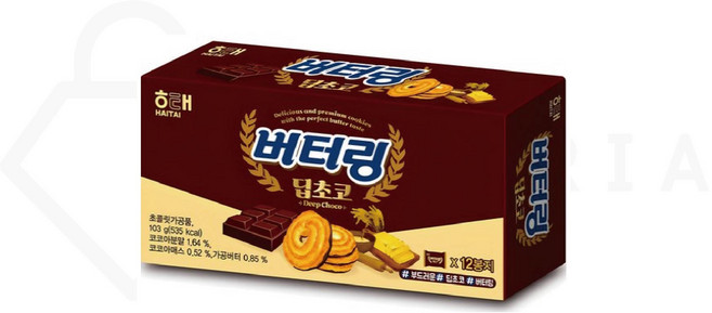 버터링 딥초코 12p, 103g, 28개