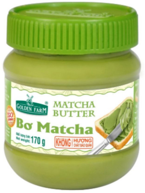 베트남 골든팜 말차 버터 스프레드 170g, 1개