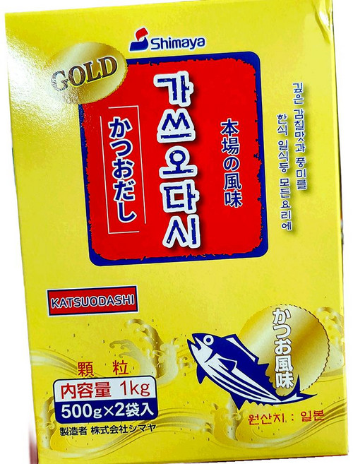 시마야 가쓰오 다시 1K 일식 육수 재료, 1kg, 10개