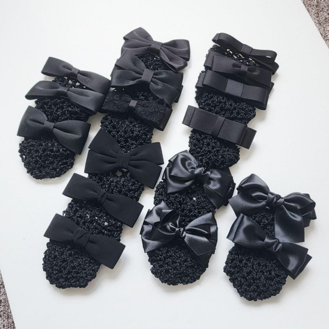 쭌쥬니네 망 자동핀 머리망 올림머리 간호사 승무원 면접 국내제작