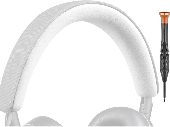 SOULWIT 교체용 헤드밴드 패드-호환 Bowers & Wilkins 바워스 앤 윌킨스 PX8/PX7 s2/PX7 s2e(PX7에는 맞지 않음) 헤드폰용 간편한 DIY 설치 1쌍, White, 1개