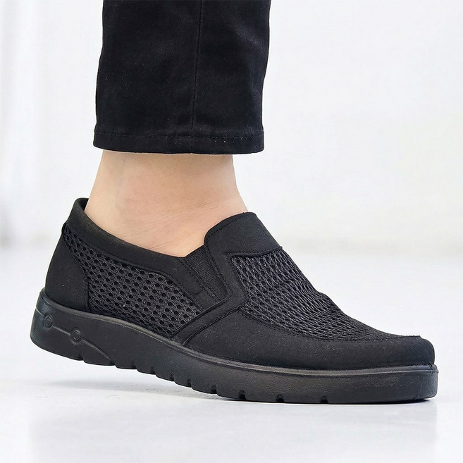 슬레진저 남자 여름 펀칭 메쉬 단화 로퍼 망사 시원한 슬립온 구두