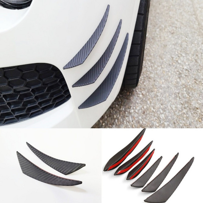 자동차 카본 카나드윙 범퍼가드 컵윙 바디킷 에어윙 에어댐 립댐 블랙 A타입, 카본 카나드윙(대형-좌우세트), 카본 카나드윙(선택)