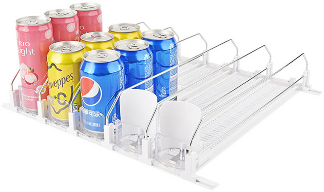냉장고 캔음료 정렬 디스펜서 트레이 정리랙 3열