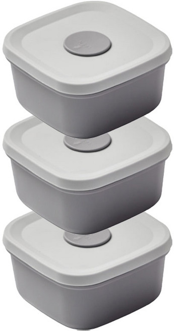 유일코리아 국산 실리콘 스팀홀 밥팩, 1세트, 차콜그레이(3p)