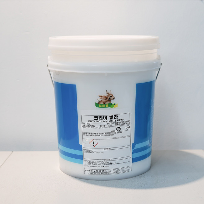 노루페인트 크리어씰라 18L DNX-4001 수성바인다 투명, 1개