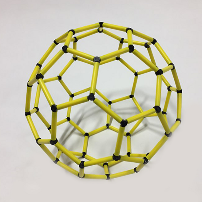 중고등 입체플러렌(축구공모양) 분자구조모형(5인용) 창의력