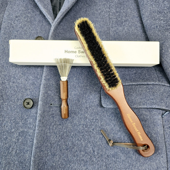 홈스윗홈 돈모 코트 의류 브러쉬, 1개, 브라운, B.코트브러쉬플러스
