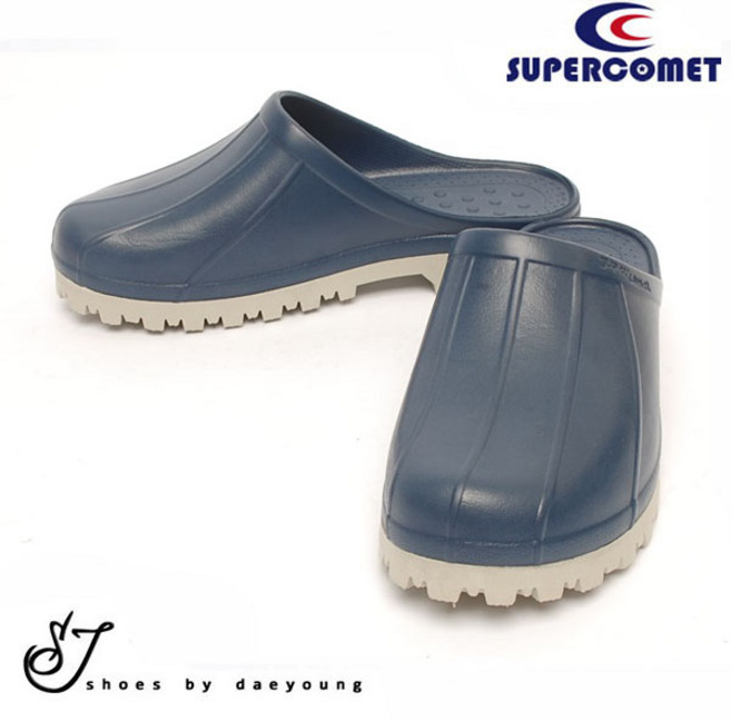 [SJshoes] 남성용 EVA 경량 쿠션 논슬립 주방 미끄럼방지 슬리퍼 NAVY DY778