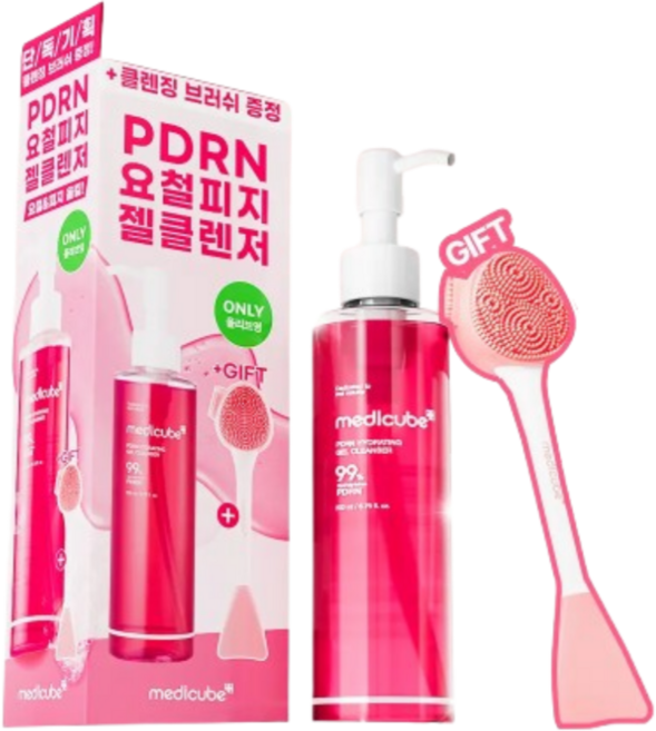 메디큐브 PDRN 젤투폼 클렌저 200ml 기획(+클렌징브러쉬 ), 1개