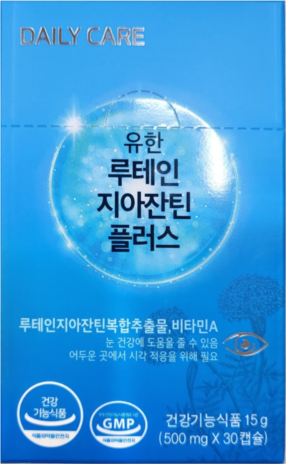 데일리케어 유한 루테인지아잔틴 플러스, 30정, 1개