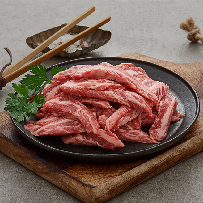 [작심밀도]횡성한우 갈비살 500g 1등급이상, 1개