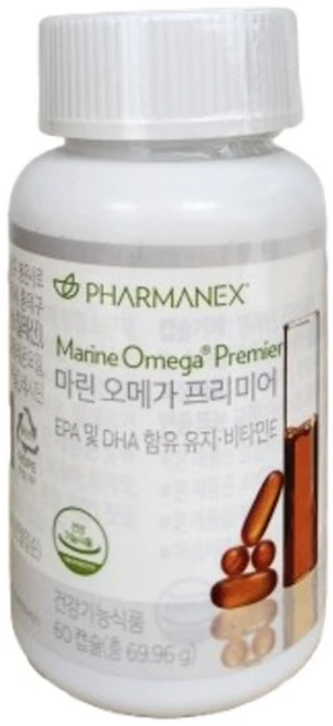 뉴스킨 마린 오메가 프리미어 60캡슐, 1개, 60정 - 쿠팡