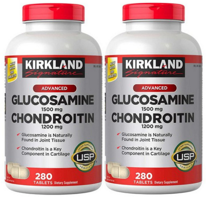 커클랜드 글루코사민 콘드로이틴, 280정, 2개