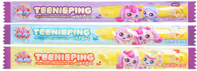 프린세스 캐치티니핑 비타츄이 트위젤 레몬젤리, 15개, 27g