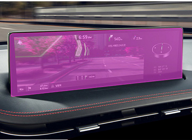 이거네 더 뉴 그랜저 2021 2020 네비게이션 계기판 센터페시아 보호필름 3종, 저반사지문3종세트