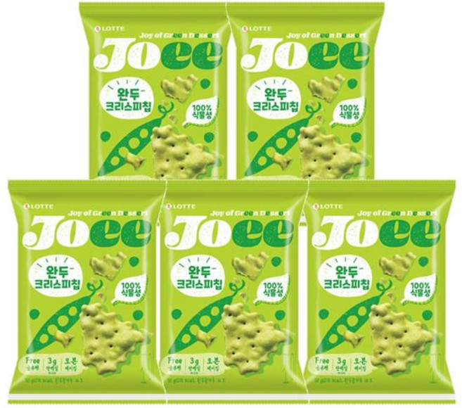 Joee 완두 크리스피칩 52g, 4개