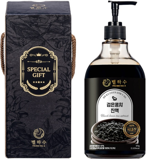 별하수 검은콩차 진액 선물세트, 870g, 1개