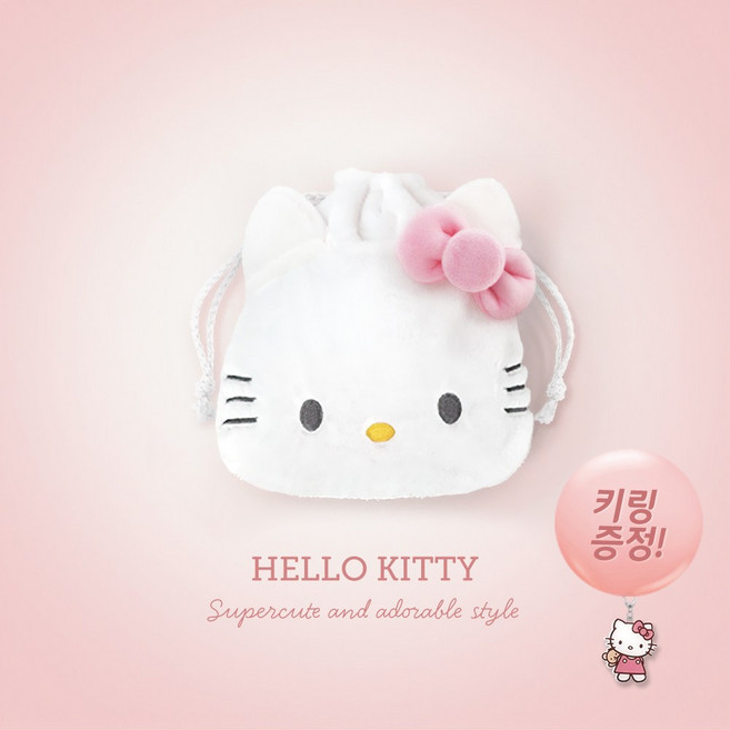 키티 파우치 복조리 복주머니, 1개