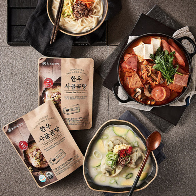 [한촌설렁탕] 정성가득 하루한그릇 한촌 한우 사골곰탕, 500g, 5개