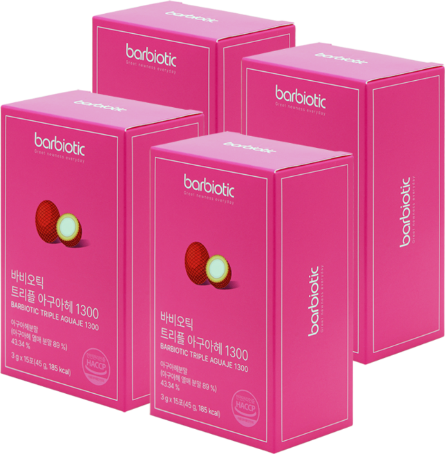 바비오틱 트리플 아구아헤 1300 가슴 볼륨 탄력, 4박스, 15회분
