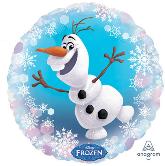 피플스파티 18인치 M43 프로즌 울라프 호일풍선, 1개, M43_프로즌올라프