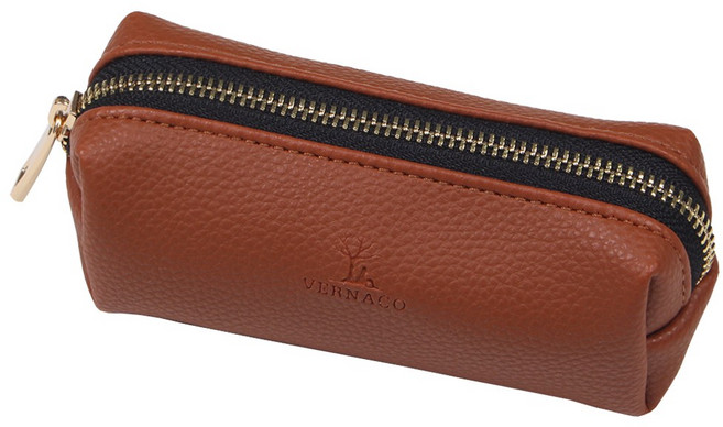 국산 6색 가죽 도장지갑 인감도케이스, 브라운