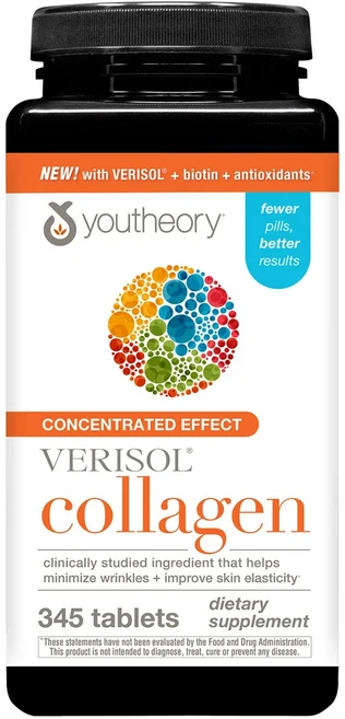 youtheory 유씨어리 Concentrated Effect 베리솔 콜라겐, 1개, 345정 - 쿠팡