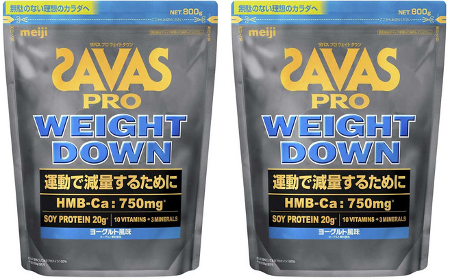 메이지 자바스 프로 웨이트 다운 요구르트 맛, 800g, 2개