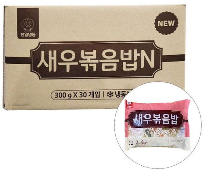 새우볶음밥N 300G천일식품 BOX(30), 30개, 300g