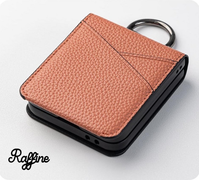 갤럭시 제트플립 라피네 레인 링 심플 카드 2장 수납 다이어리 지갑 케이스