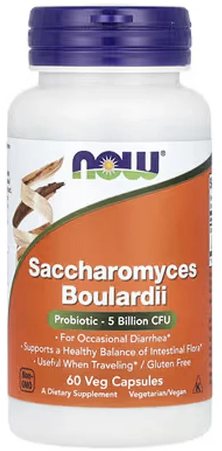 나우푸드 사카로미세스 보울라디 프로바이오틱 50억 CFU 베지캡슐 60정 글루텐프리, 1개 - 쿠팡