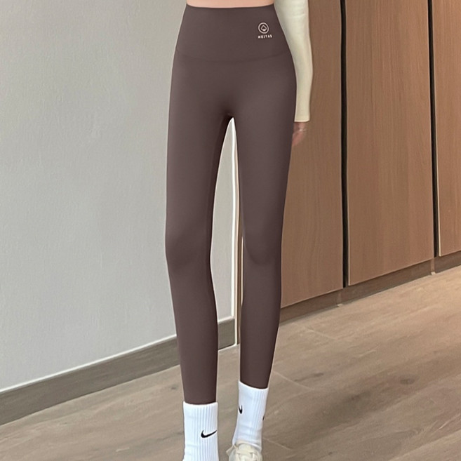 Makone 여성 스키니핏 폴리아미드 팬츠 하이웨스트 힙업 노 머쓱라인 레깅스