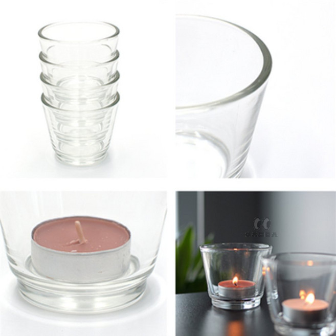 일상다많사 이케아 GALEJ 갈레이 미니 양초 홀더 유리잔 4개입 양초받침