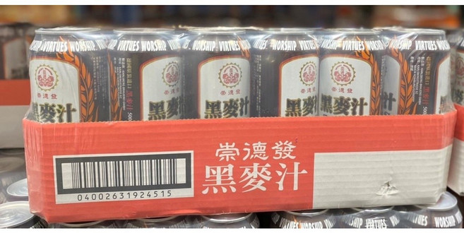 崇德發 黑麥汁 德國原裝進口 500毫升 X 18入, 18個, 500ml