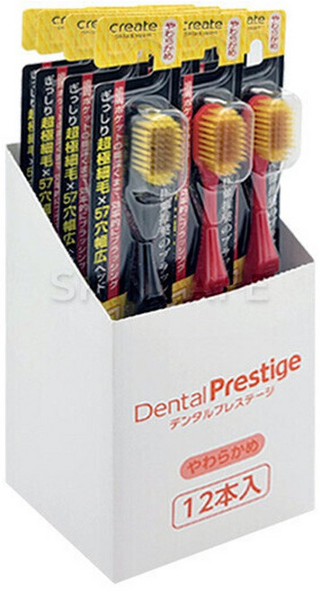 크리에이트 덴탈프레스티지 일본칫솔 1box(12ea), 1박스, 12개입
