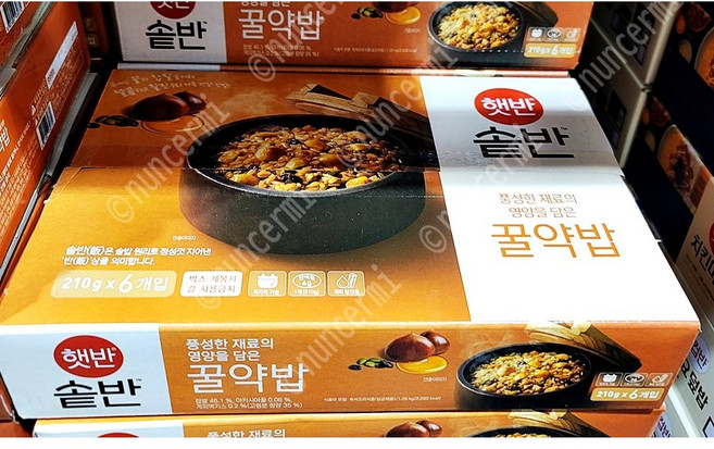 솥반 풍성한 재료의 영양을 담은 꿀약밥 | 햇반, 210g, 1박스