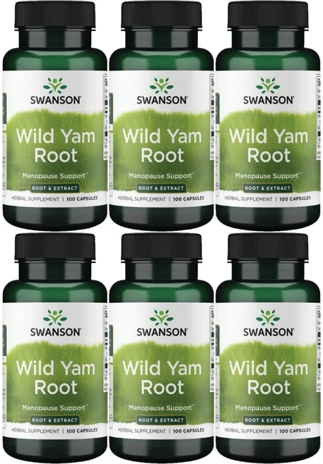 스완슨 야생 참마 뿌리, 6개, 100정 - 쿠팡