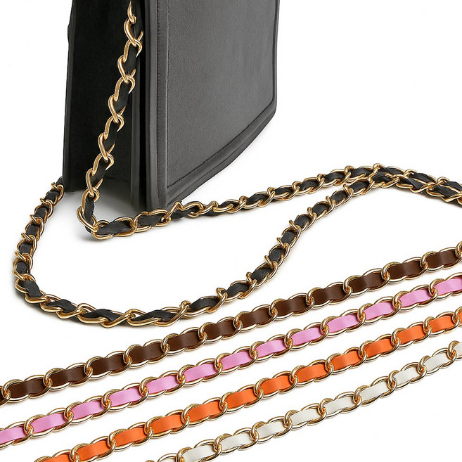 BC03 여성가방 가방끈 체인끈 핸드백 가죽 체인 스트랩 4컬러 핸드폰줄