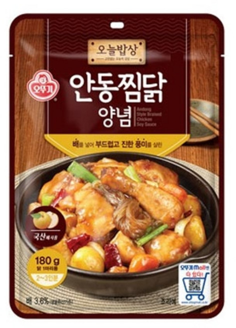 오뚜기 오늘밥상 안동찜닭 양념, 1개, 180g