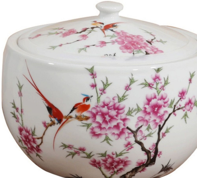 사기요강 세라믹 요강 침상 변기 휴대용 단지 소변통, I. 스프링 브리즈 3캐티 물 용량