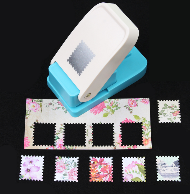 루캐피 우표 펀칭기 우표펀치 다꾸 다꾸템 다꾸용품 모양펀치, 1개, 대형(Large) 9.2 x 5 x 9cm,