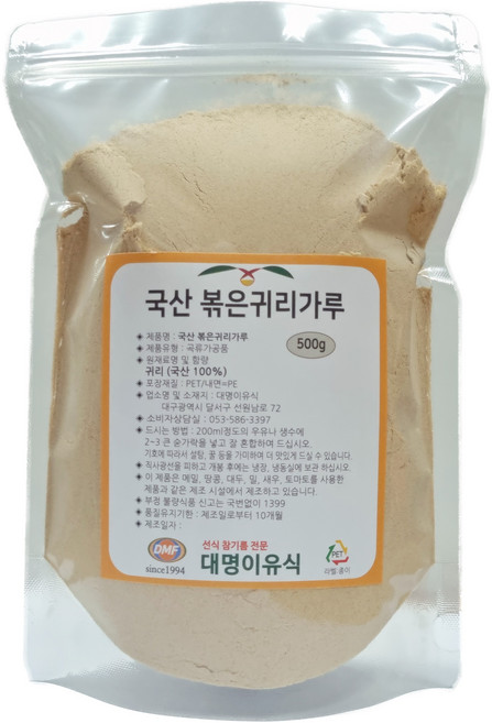 대명이유식 볶은귀리가루 국산100% 분말 선식 오트밀 미숫가루 쉐이크, 500g, 1개