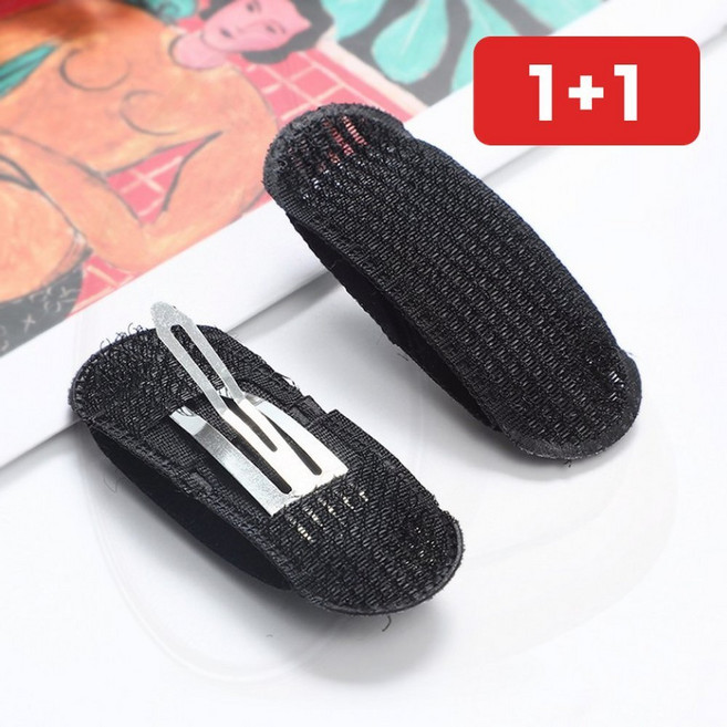 머리 정수리 볼륨 뒷머리 부분 가발 헤어 틀 집게 핀 고정, one 브라운