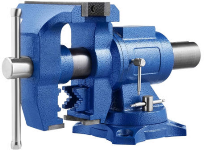 한성 탁상 바이스 100mm 회전형 HVS-4R, 1개