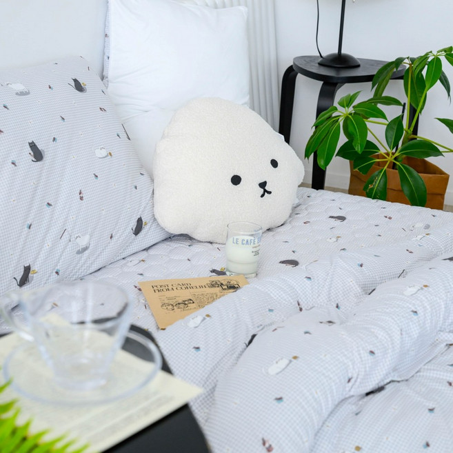 슬리안 쫀득쫀득 애니멀 사계절 차렵이불 세트