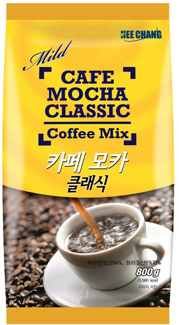 희창 카페모카 클래식 커피믹스 자판기용, 800g, 1개입, 12개, 800g