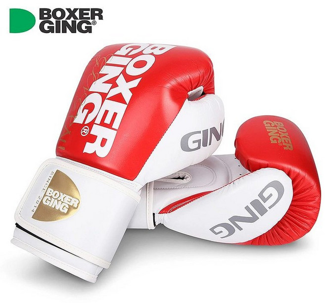 프라이즈링 복싱 글로브 10온즈 프로페셔널 4oz 14oz 프라이즈, 1개, 순펑택배벨크로형레드화이트