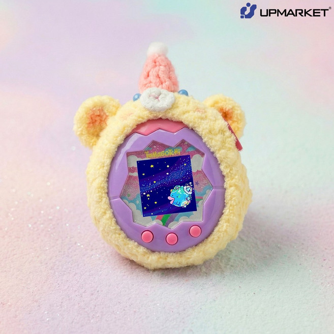 다마고치 파라다이스 케이스 폼폼 뜨개케이스, 옐로우