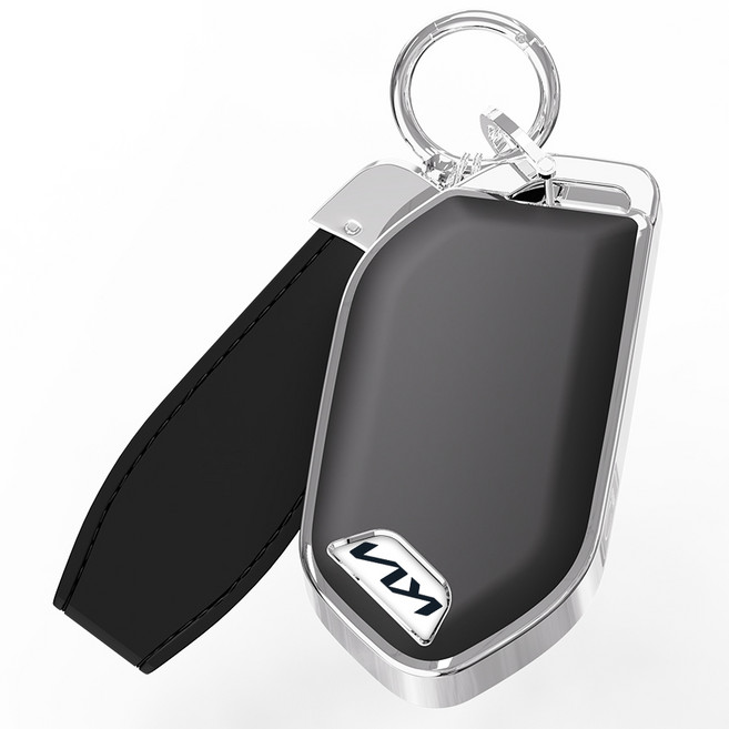 쏘렌토 MQ4 스포티지 NQ5 카니발 K8 K5 EV6 EV3 셀토스 모닝 기아 키케이스 소프트 가죽 호환상품, 기아 7버튼, 블랙